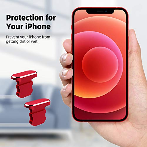 2 Pack Anti-Dust Plugs for iPhone & iPad