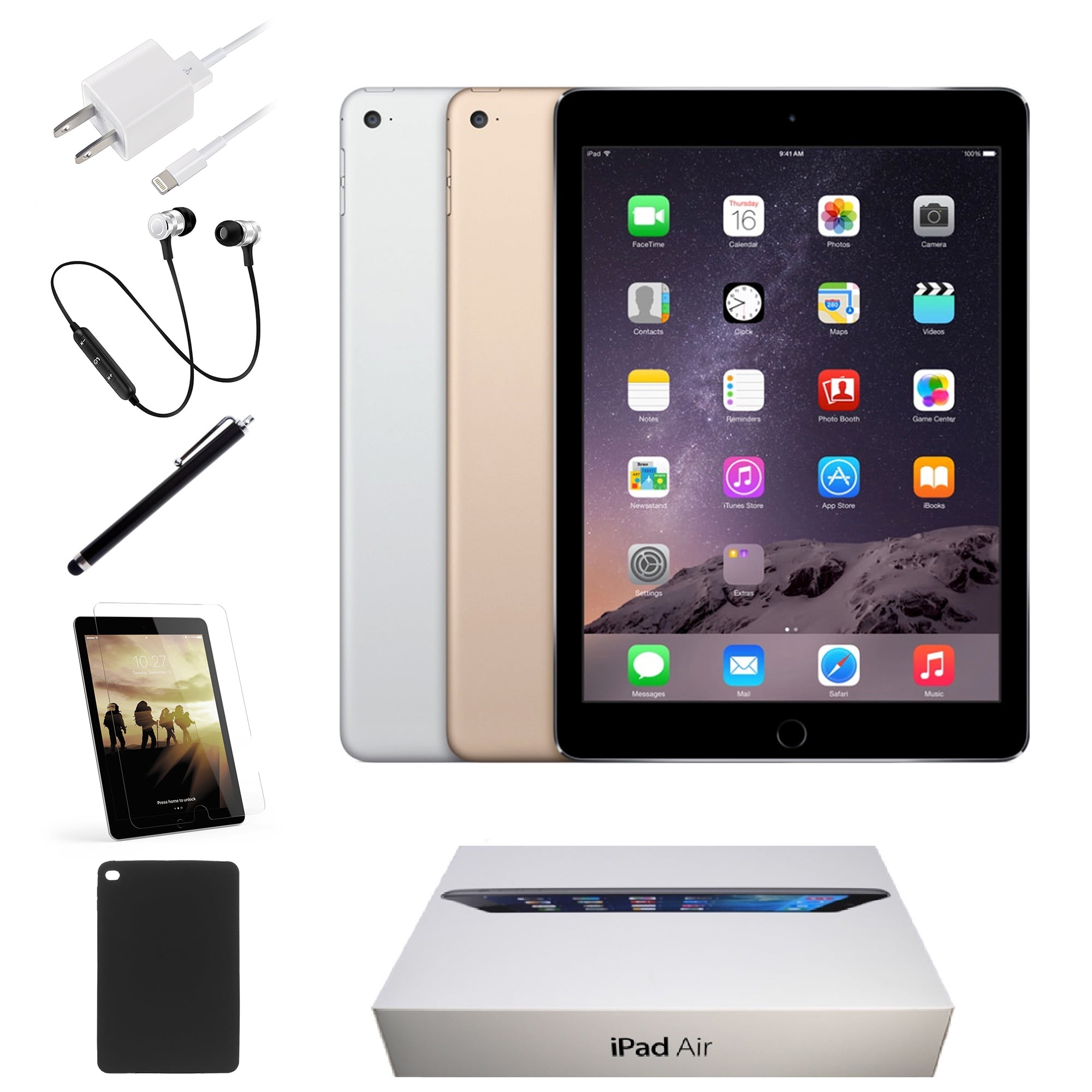 Apple iPad Air 2 9.7" Wi-Fi Bundle with Essentials