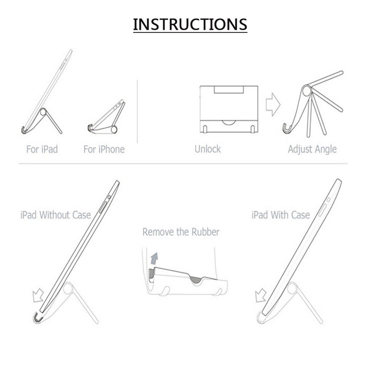 Foldable Phone and Tablet Desk Stand Holder