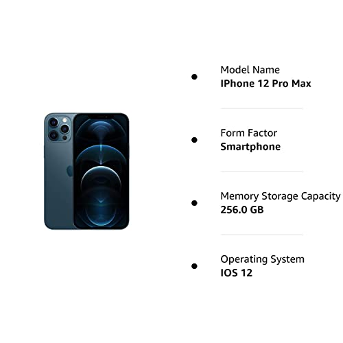 ReNewed 256GB iPhone 12 Pro Max, Pacific Blue