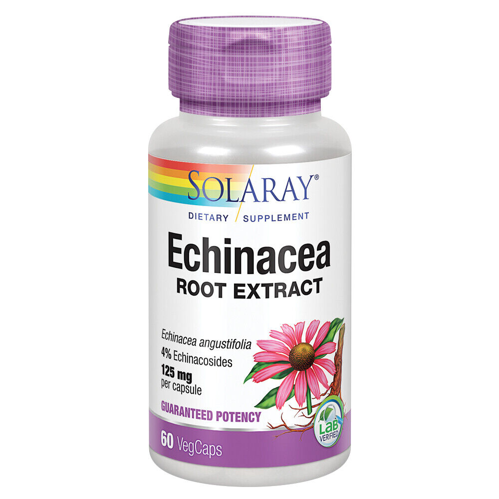 Solaray Echinacea Angustifolia Root Extract 125 mg | 60 VegCaps
