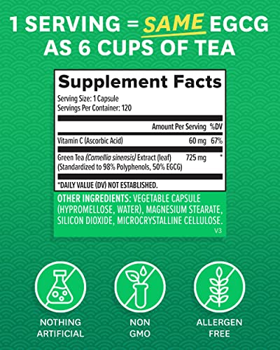 Green Tea Extract with Antioxidants & Immune Support