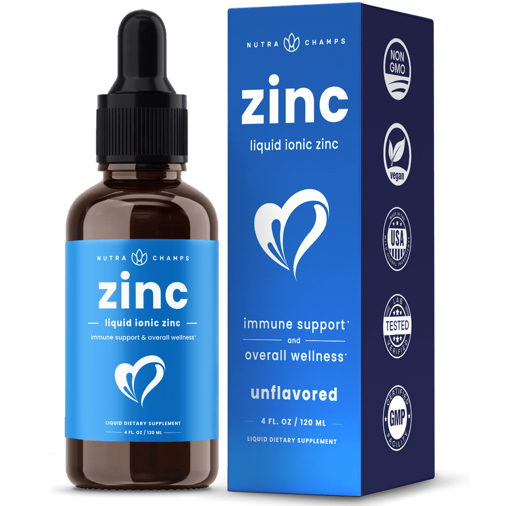 Organic Zinc Drops with Vitamin C for Immunity