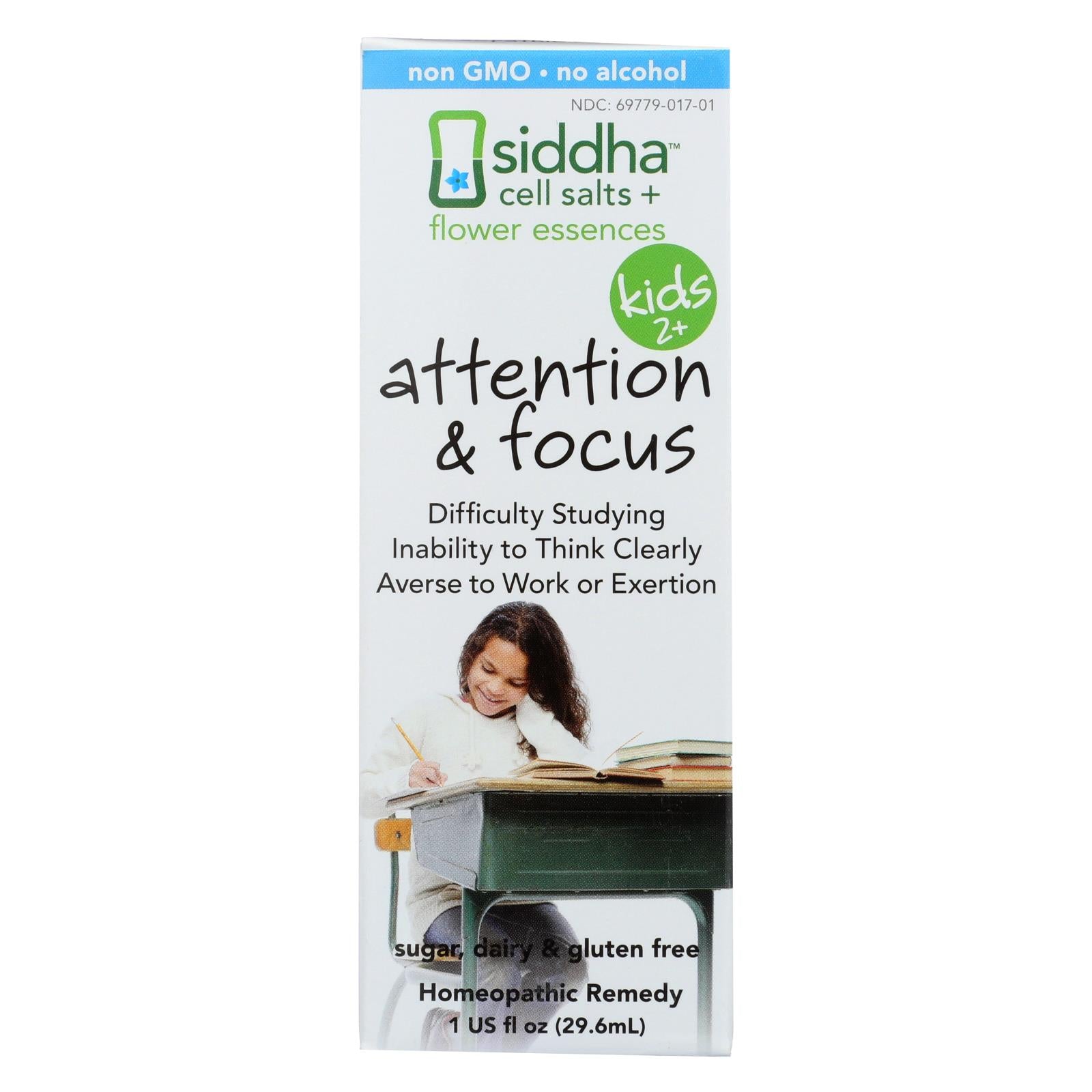 Siddha Kids Attention & Focus Homeopathic Remedy - 1oz