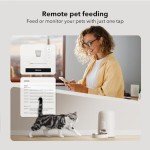 Wi-Fi Automatic Cat Feeder with Rechargeable Battery