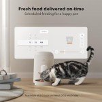 Wi-Fi Automatic Cat Feeder with Rechargeable Battery