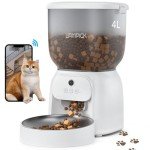 LAMPICK WiFi Automatic Cat Feeder with Camera