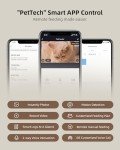 LAMPICK WiFi Automatic Cat Feeder with Camera