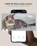LAMPICK WiFi Automatic Cat Feeder with Camera