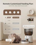 LAMPICK WiFi Automatic Cat Feeder with Camera