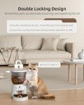 LAMPICK WiFi Automatic Cat Feeder with Camera