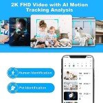 WiFi Pet Camera with 2-Way Audio & Night Vision