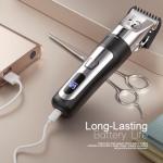 Quiet Cordless Dog Clippers with Adjustable Comb