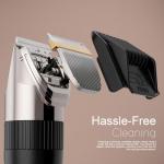 Quiet Cordless Dog Clippers with Adjustable Comb