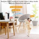 Samrado 2K Smart Pet Camera with Treat Dispenser