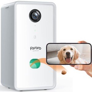 Faroro Wi-Fi Dog Camera with Treat Dispenser