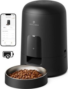 Wi-Fi Automatic Cat Feeder with Rechargeable Battery