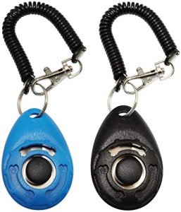 Chadou 2-Pack Pet Training Clickers with Straps