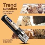 Quiet Cordless Dog Clippers with Adjustable Comb