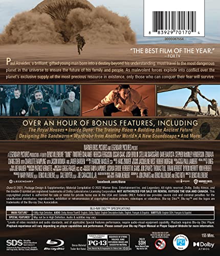 Dune (2022) Blu-ray