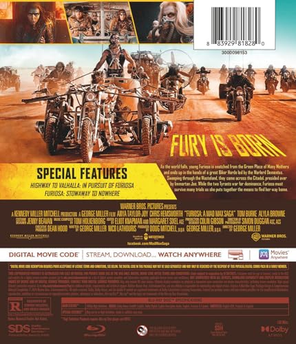Furiosa: A Mad Max Saga (Blu-ray + Digital)