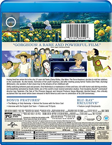 Only Yesterday [Blu-ray]