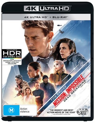 Mission Impossible: Dead Reckoning Part 1 4K Ultra HD + Blu-ray | Tom Cruise | Region Free