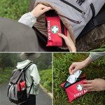 Compact 110-Piece First Aid Kit for Travel