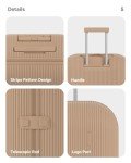 Artrips 20" Hardside Carry-On Luggage with Spinner Wheels