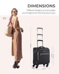 BAGSMART 16-Inch Underseat Carry-On Luggage