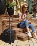 BAGSMART 16-Inch Underseat Carry-On Luggage