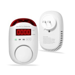 2-in-1 Gas and Carbon Monoxide Detector Alarm