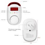 2-in-1 Gas and Carbon Monoxide Detector Alarm