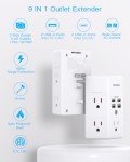 5-Outlet Surge Protector with 4 USB Ports