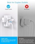 5-Outlet Surge Protector with 4 USB Ports