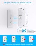 5-Outlet Surge Protector with 4 USB Ports