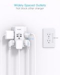 5-Outlet Surge Protector with 4 USB Ports