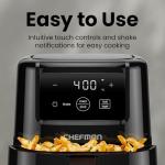 CHEFMAN Compact Digital Air Fryer with 2 Baskets