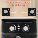 Uten 5.8QT Electric Air Fryer with Timer
