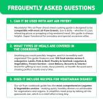 Magnetic Cheat Sheet for Air Fryers