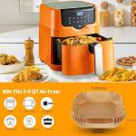 150pcs Square Air Fryer Liners, 8.7" Non-Stick