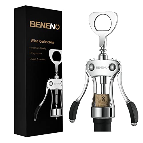 BENENO Premium Wing Corkscrew Wine Opener