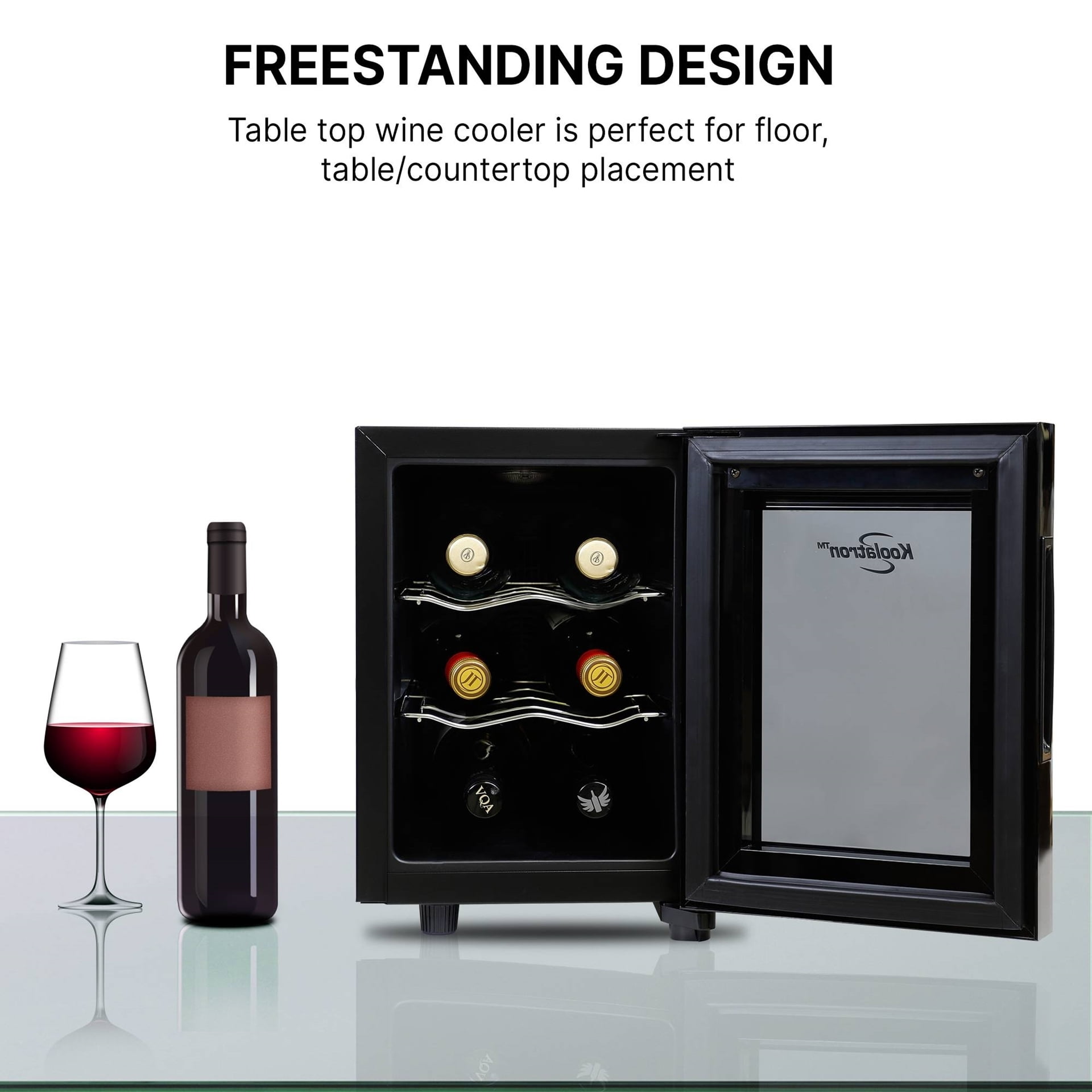 Koolatron Urban 6-Bottle Wine Cooler Refrigerator