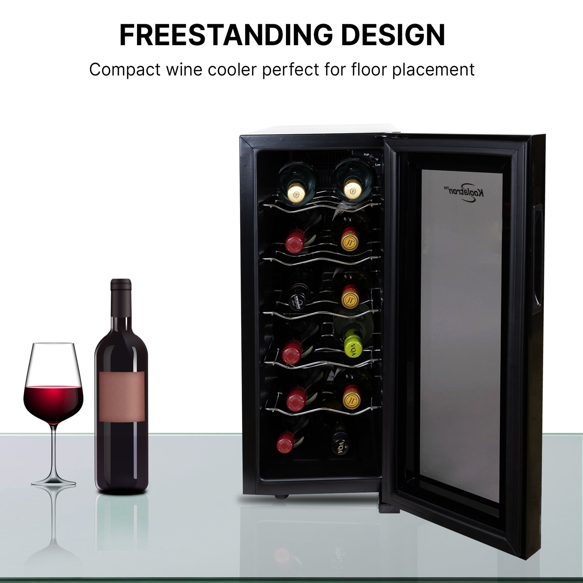 Koolatron 12-Bottle Tabletop Wine Fridge