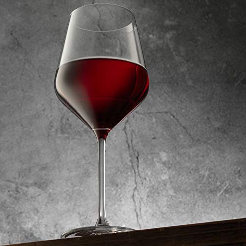 JoyJolt Layla 17 oz Red Wine Glasses, Set of 4