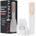 Electric Wine Opener with Charging Base & Foil Cutter