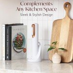 Electric Wine Opener with Charging Base & Foil Cutter