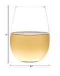 Set of 6 Ravenscroft Stemless Wine Glasses