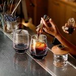Set of 4 Engraved Stemless Wine Glasses