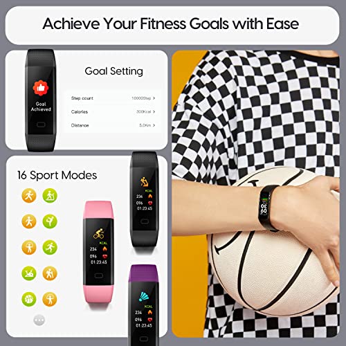 ENGERWALL Waterproof Fitness Tracker with Heart Rate Monitor